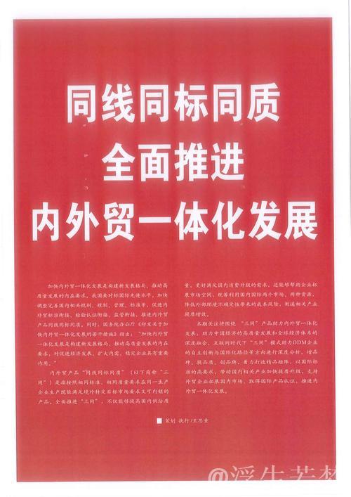推进内外贸一体化 搭建外贸企业拓内销平台 推进内外贸一体化 搭建外贸企业拓内销平台